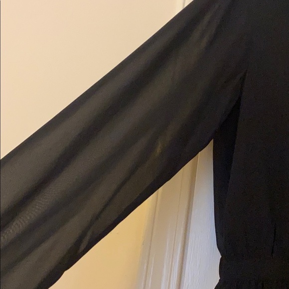 BCBGeneration black button up dress. Worn once - Picture 3 of 5